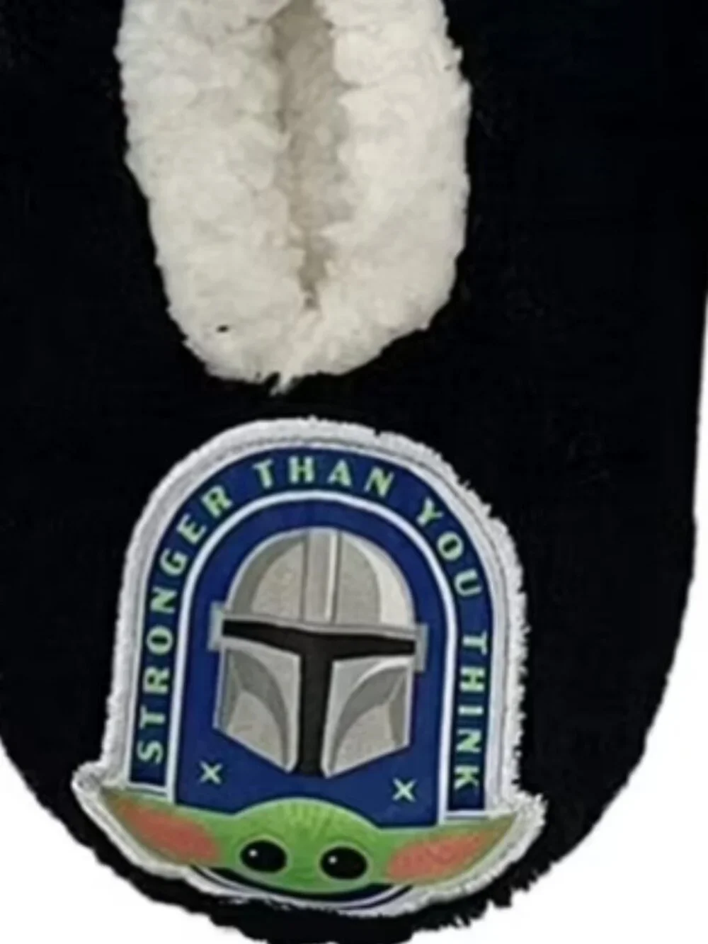 MANDALORIAN SNUGGLE TOES STAR WARS SLIP ON SLIPPERS SIZE 7 TO 10-UNISEX